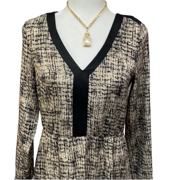 Charlie Jade Black & Cream Dress - Picture 2 of 4